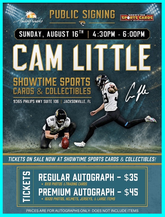Showtime Sports Cards of Jax's Current Event